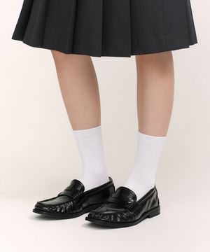 우먼즈 플레인 크루 삭스 7팩 [화이트]