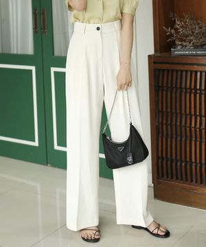 데일리 핀턱 와이드 슬랙스