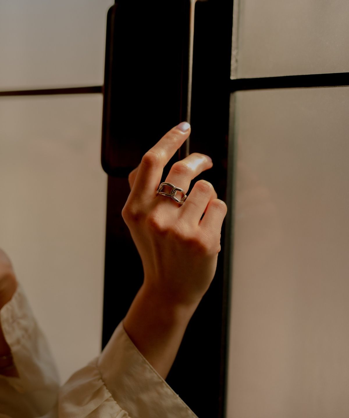 노비스도쿄(NOVICE TOKYO) 체인 링 Chain Ring  / Silver