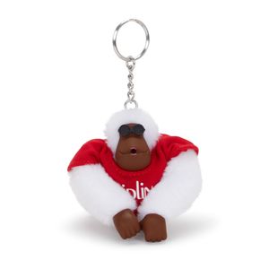 키링 피너츠몽키 Joyful White