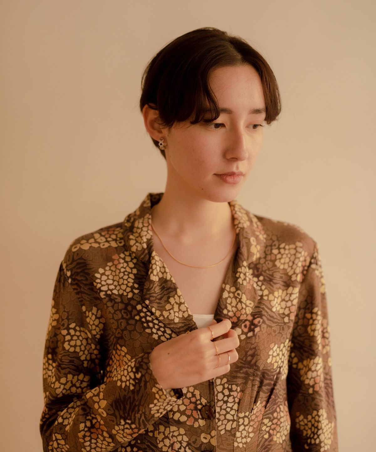 노비스도쿄(NOVICE TOKYO) 변형 협링 5세트 Deformed Narrow Rings 5 set  / Gold
