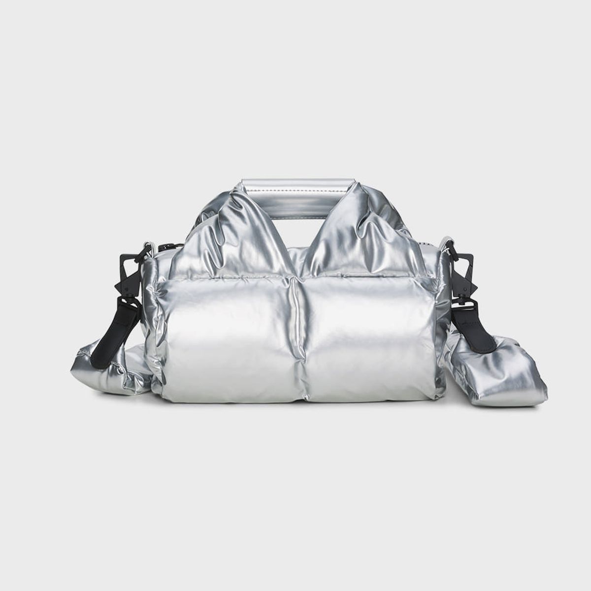 레인스(RAINS) Nyssa Puffer Duffel Crossbody Mini - Mirror
