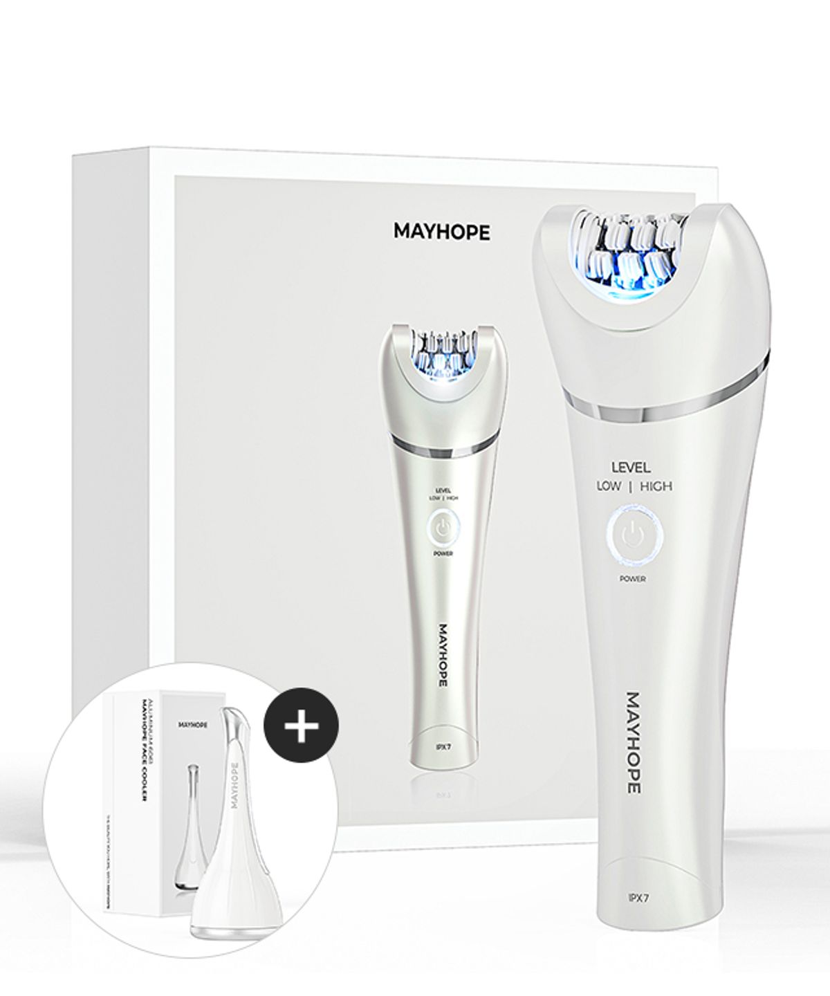 메이홉(MAYHOPE) 바디트리머 4in1 제모기 모근제거기