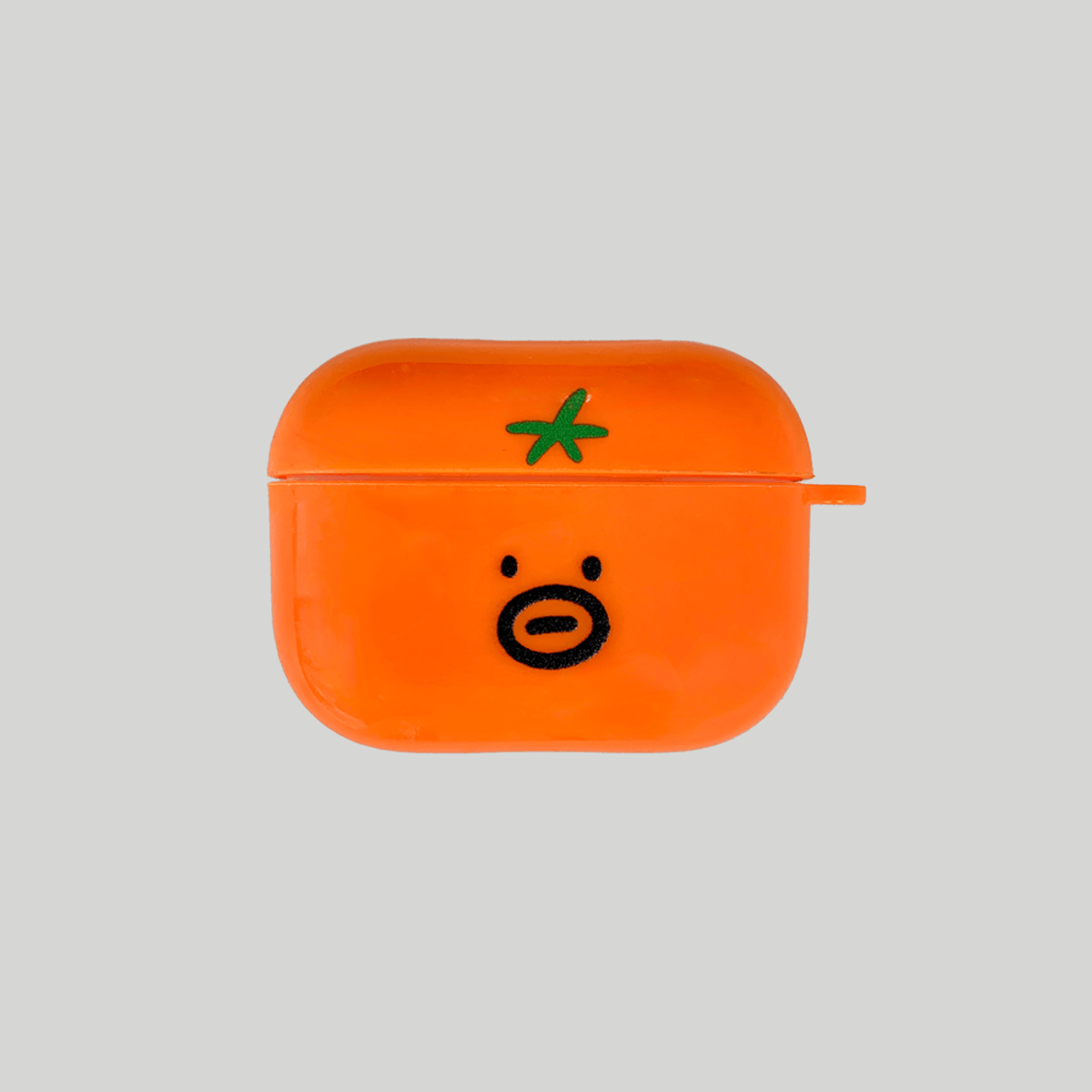 몽댕(MONGDAENG) Mustache Carrot Airpods case  당근 아부지 TPU 에어팟 케이스