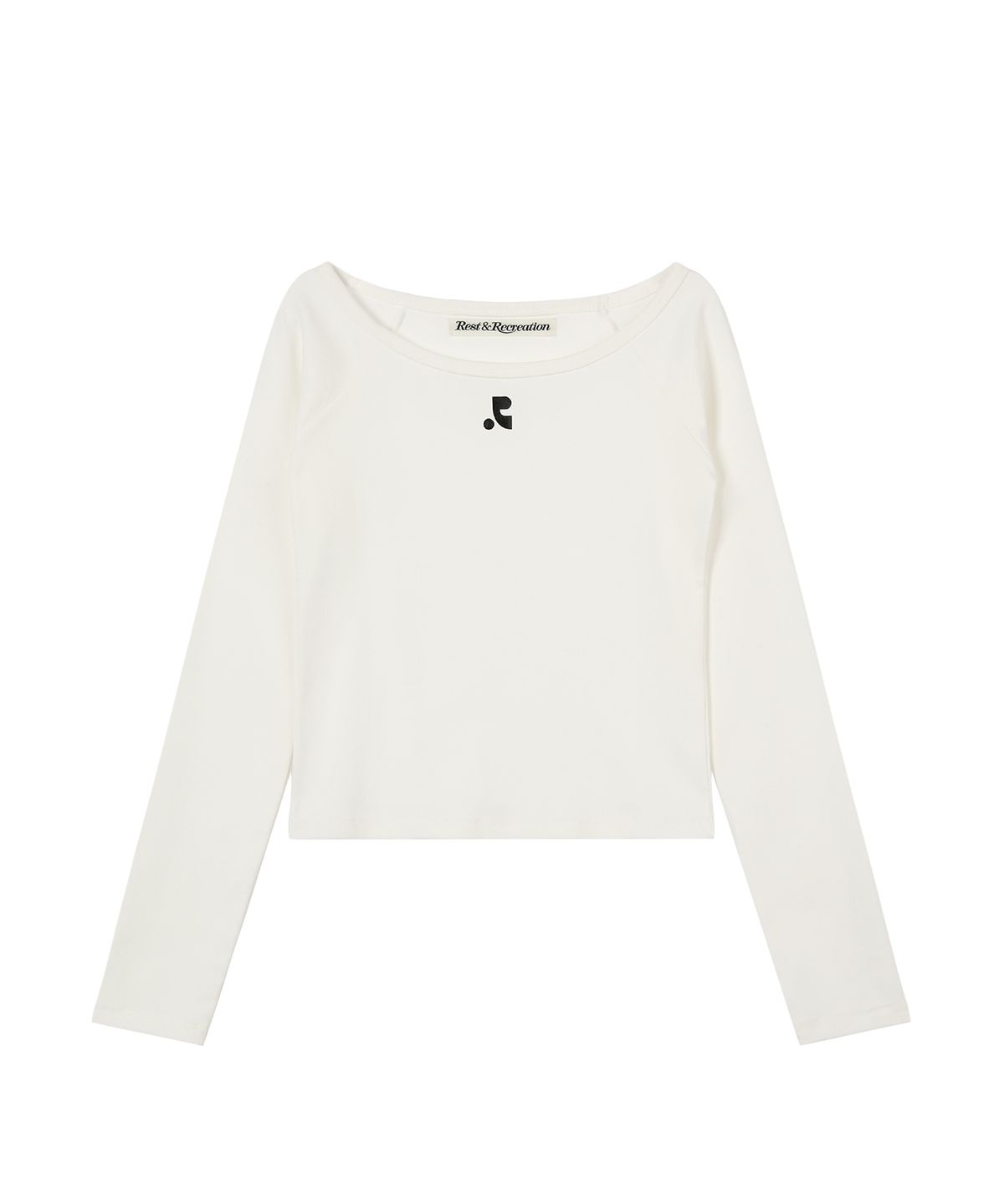 레스트앤레크레이션(REST&RECREATION) U-NECK RAGLAN TOP - IVORY