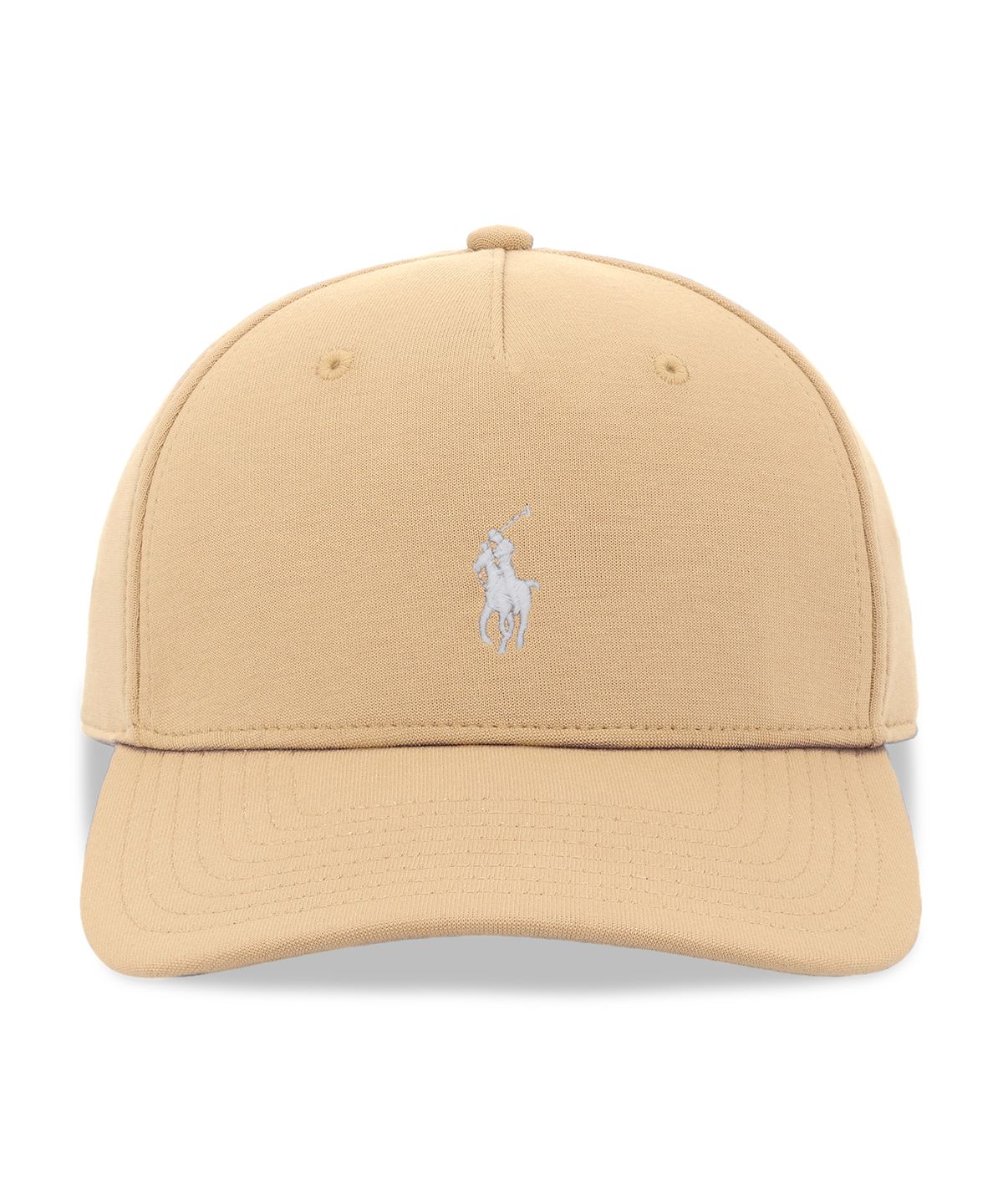 폴로 랄프 로렌(POLO RALPH LAUREN) 더블 니트 자카드 볼 캡-베이지/카키