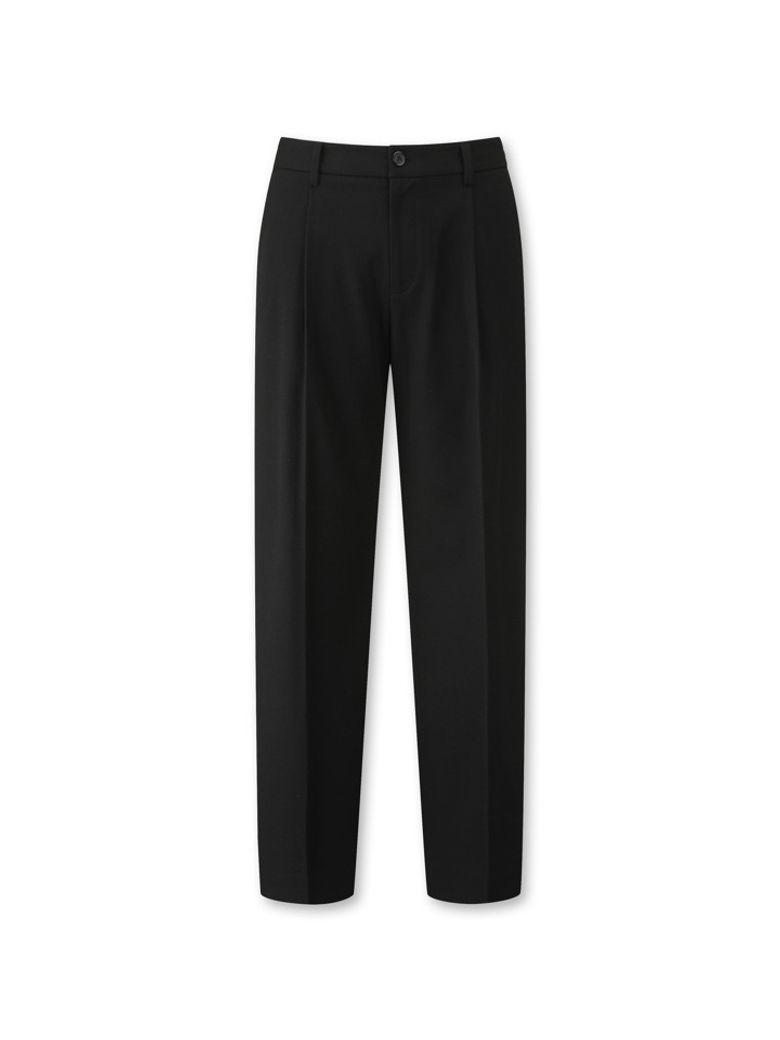 남성) 와이드 원턱 밴딩 슬랙스_MSF4PP1504