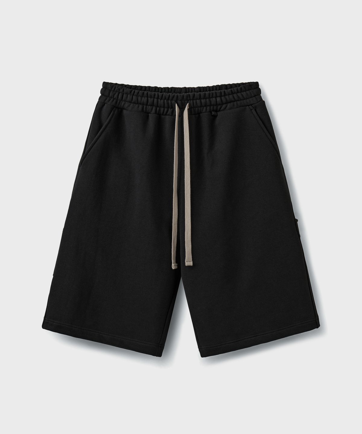 브랜디드(BRANDED) BERMUDA CARPENTER SWEAT SHORTS [BLACK]