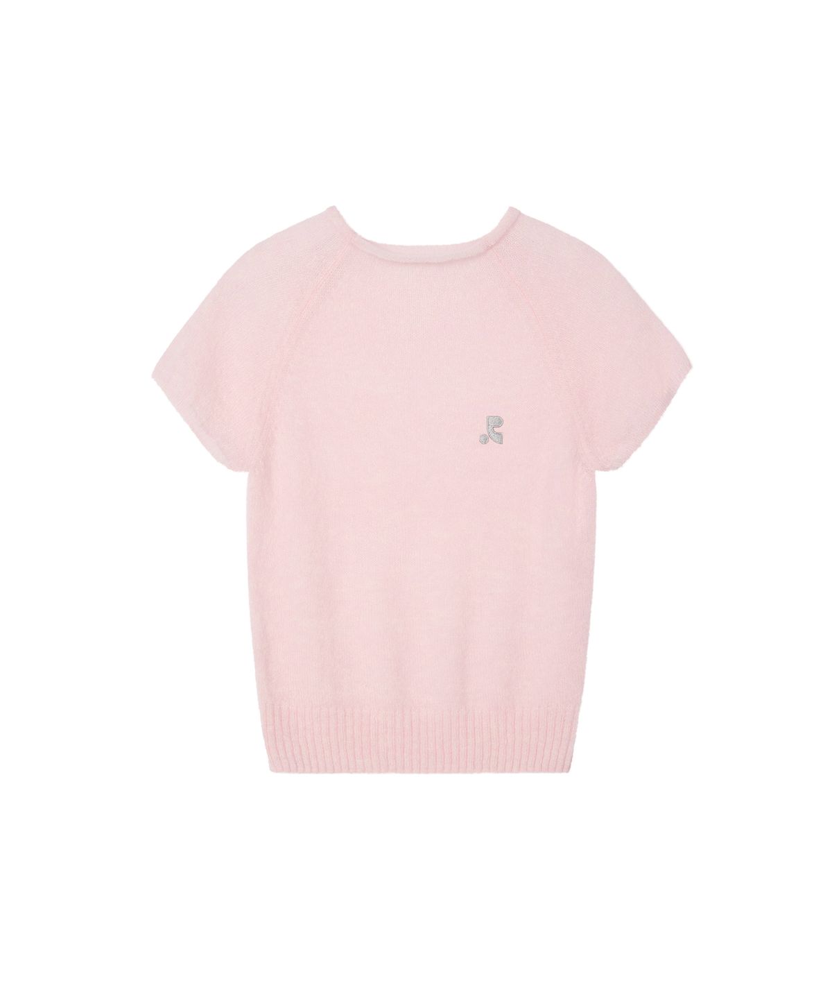 레스트앤레크레이션(REST&RECREATION) RAGLAN HALF SLEEVE KNIT TOP - PINK
