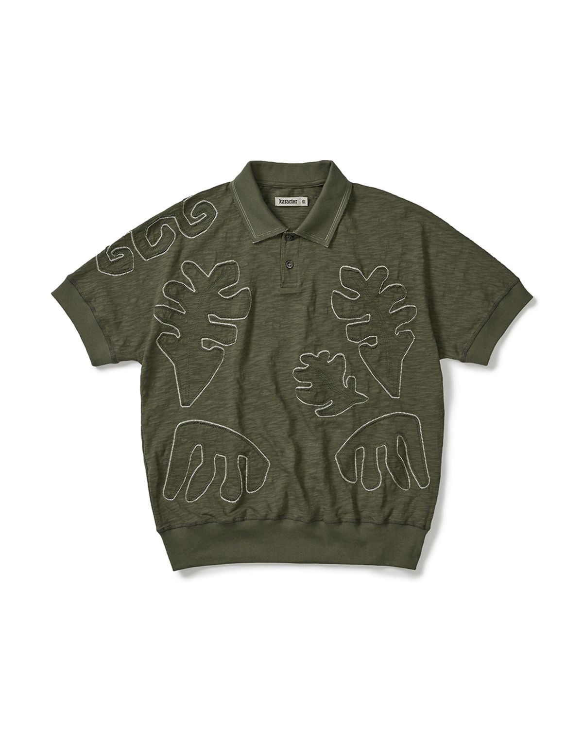 카락터(KARACTOR) Oak polo shirt / Khaki