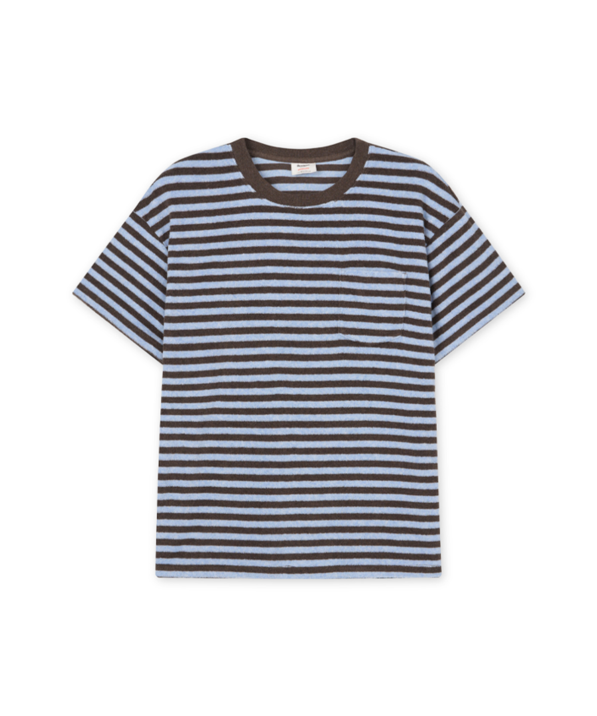 브루먼(BRUMAN) Terry Border Tee (Blue-brown)