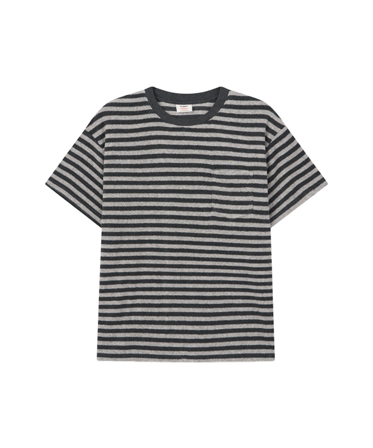 브루먼(BRUMAN) Terry Border Tee (Grey-charcoal)