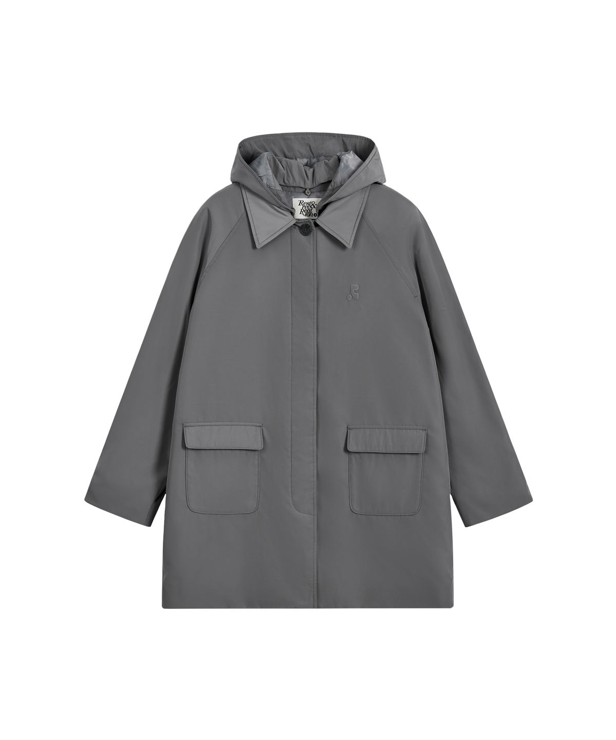 레스트앤레크레이션(REST&RECREATION) QUILTED HOOD COAT - GREY