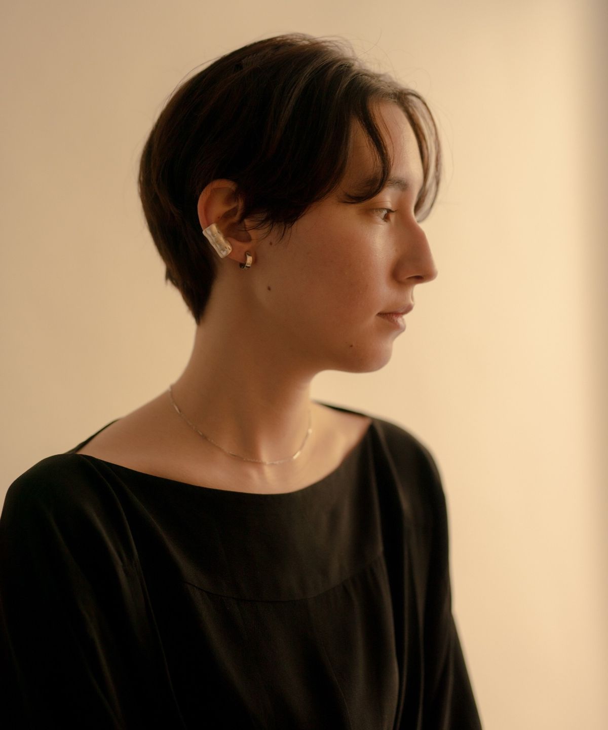 노비스도쿄(NOVICE TOKYO) 랩 이어 커프 Lap Ear Cuff / Silver