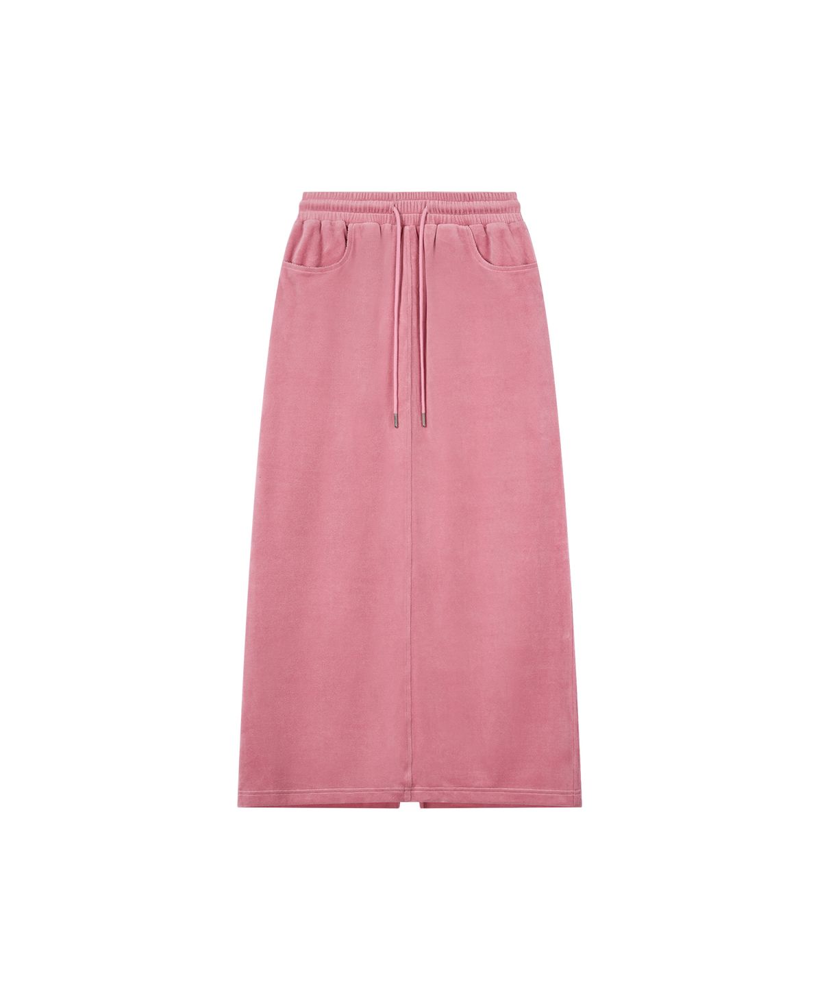 레스트앤레크레이션(REST&RECREATION) VELVET MAXI SKIRT - PINK