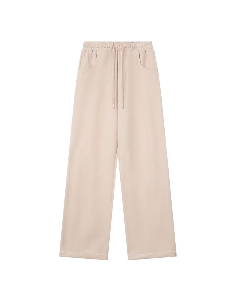 VELVET PANTS - LIGHT PINK