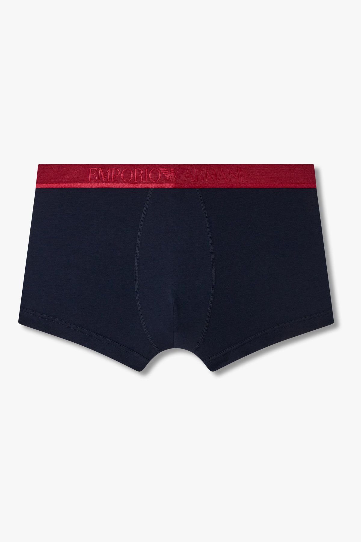 엠포리오 아르마니 언더웨어(EMPORIO ARMANI UNDERWEAR) 남성 글로시 레터링 밴딩 코튼 드로즈_블루 0815312322