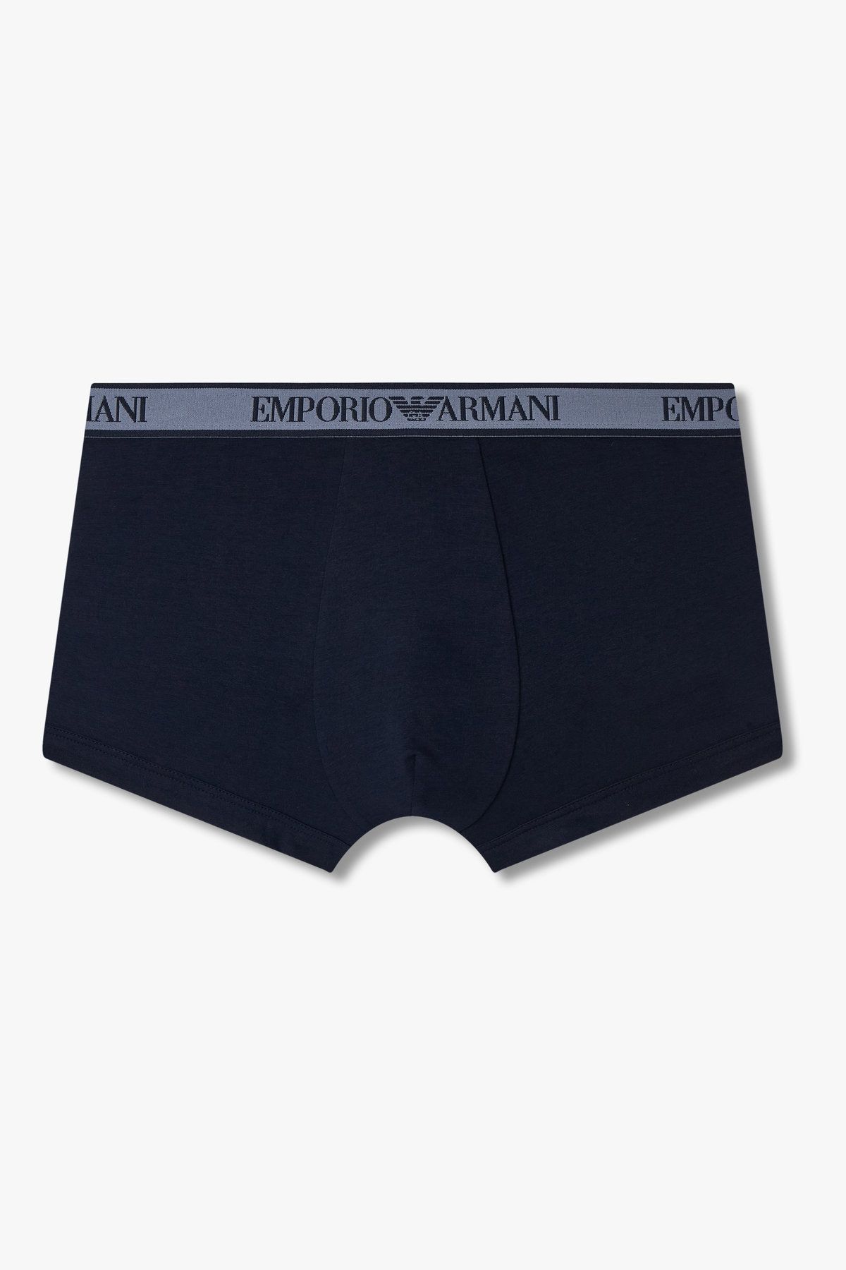 엠포리오 아르마니 언더웨어(EMPORIO ARMANI UNDERWEAR) 남성 라인 보더 밴딩 코튼 드로즈_마린 0815312313