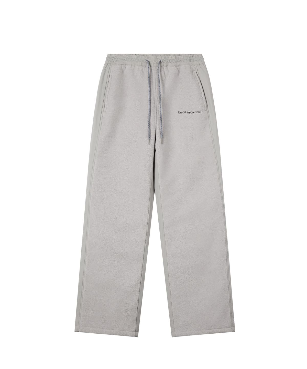 레스트앤레크레이션(REST&RECREATION) QUILTED JOGGER PANTS - LIGHT GREY