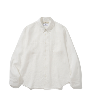 REY CHEST CT LINE PURE LINEN SHIRT #2