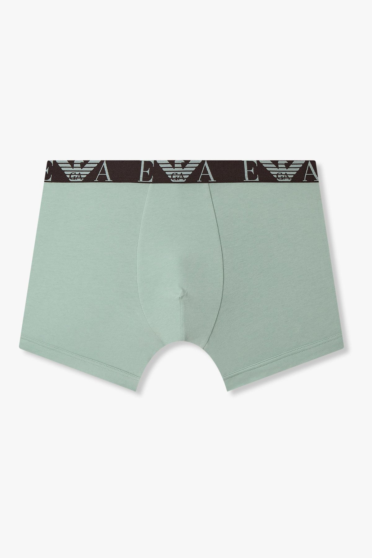 엠포리오 아르마니 언더웨어(EMPORIO ARMANI UNDERWEAR) 남성 빅 이글 로고 밴딩 코튼 롱 드로즈_민트 0815312080
