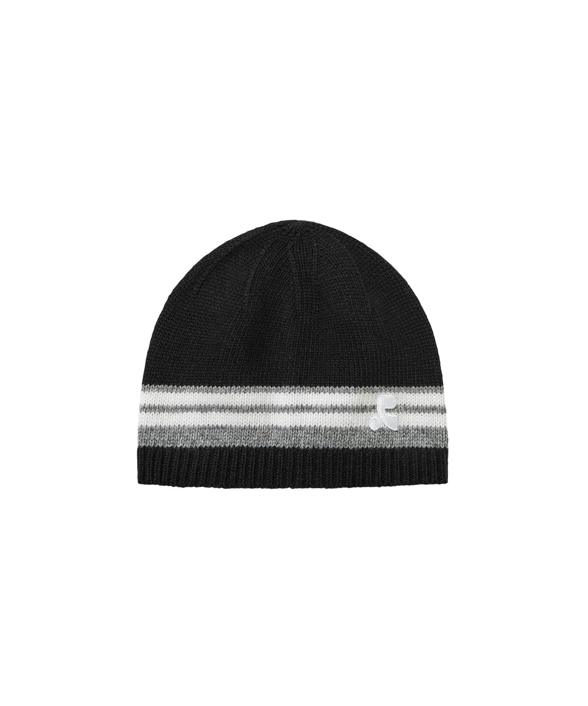 레스트앤레크레이션(REST&RECREATION) LINE COLORATION BEANIE - BLACK