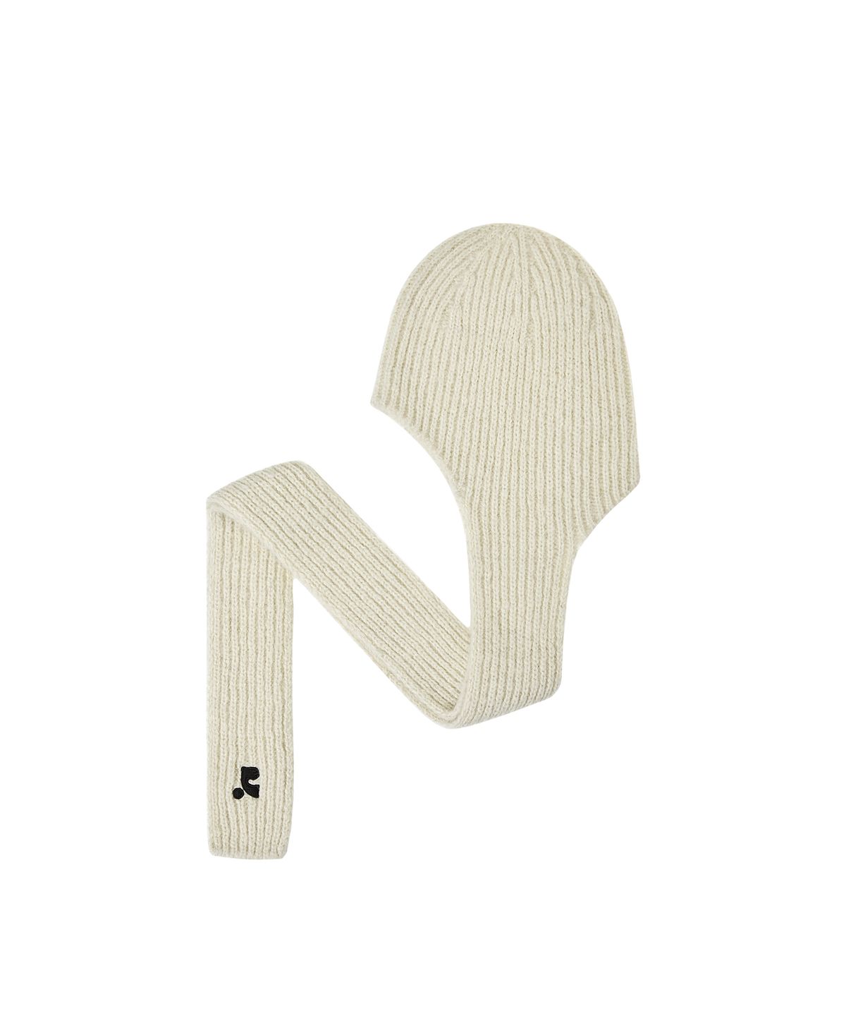 레스트앤레크레이션(REST&RECREATION) HAIRY SCARF BEANIE - IVORY