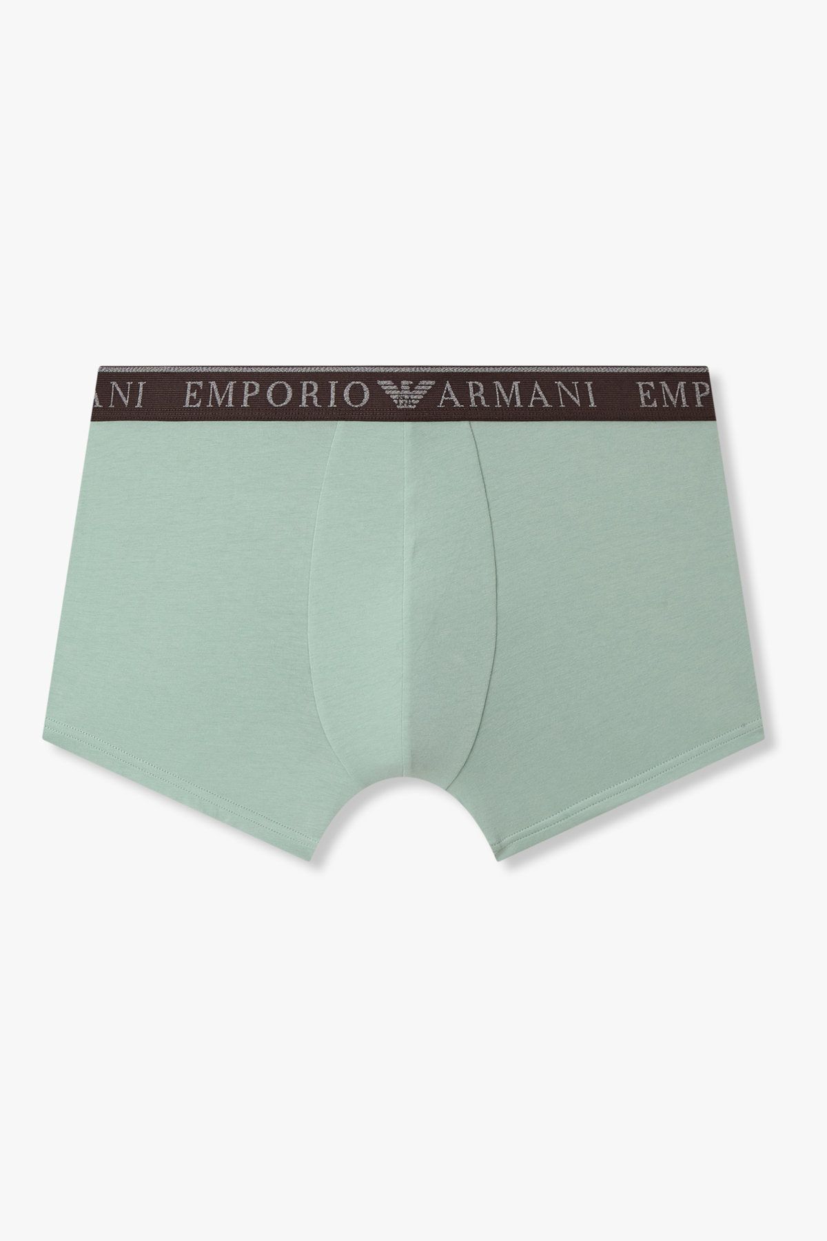 엠포리오 아르마니 언더웨어(EMPORIO ARMANI UNDERWEAR) 남성 라인 로고 밴딩 코튼 드로즈_민트 0815312002