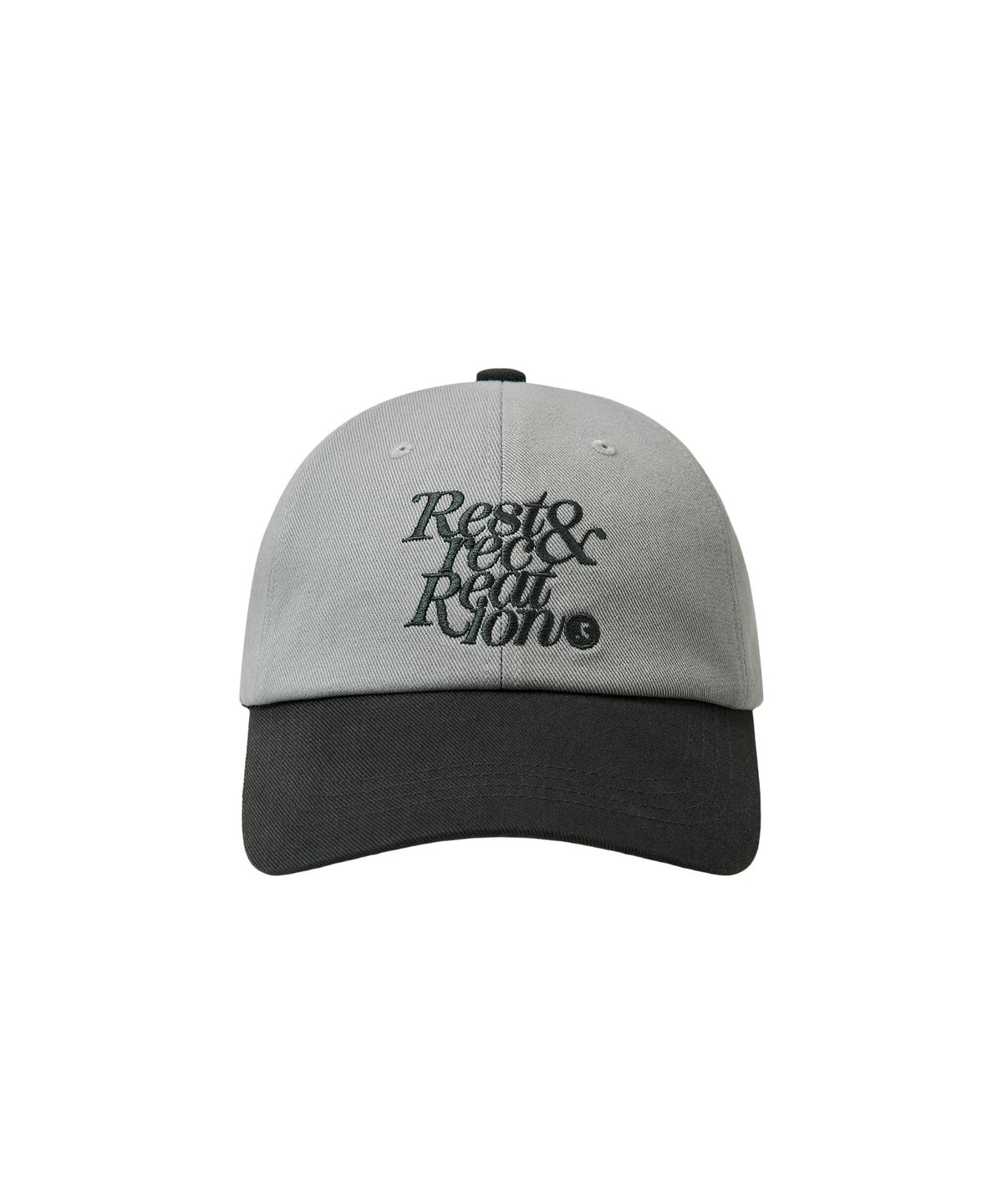 레스트앤레크레이션(REST&RECREATION) COTTON COLORATION LOGO CAP - GREY