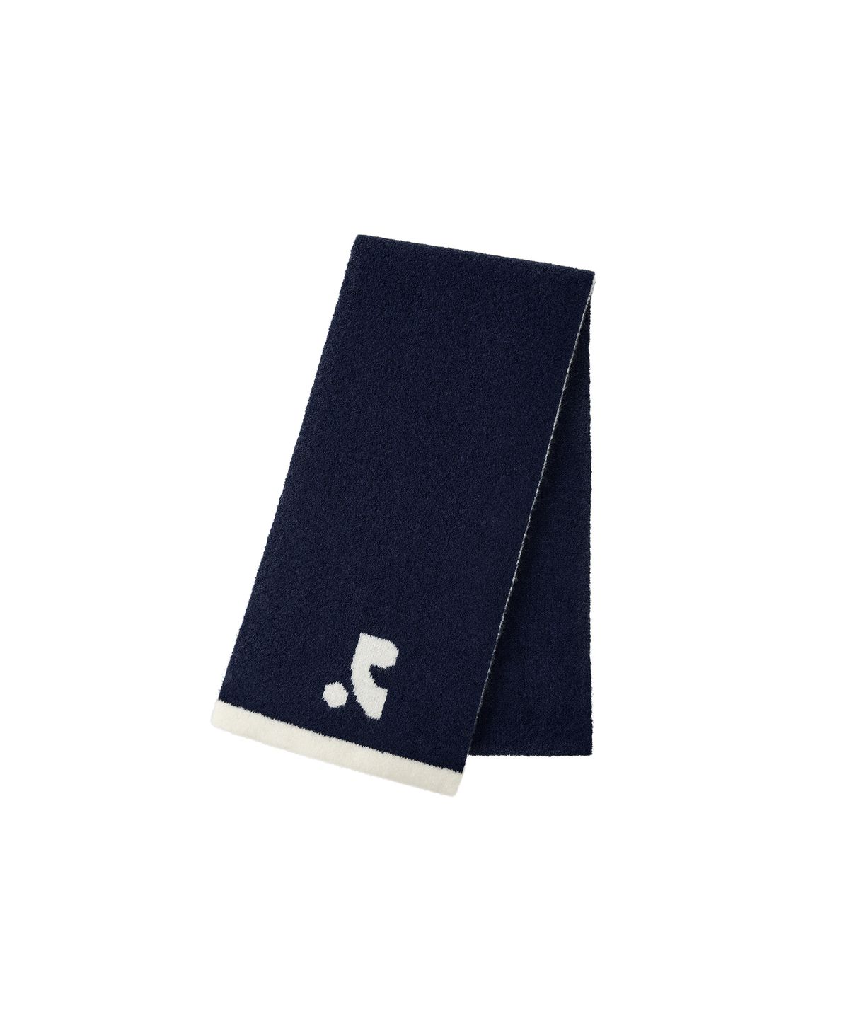 레스트앤레크레이션(REST&RECREATION) LOGO KNIT MUFFLER - NAVY