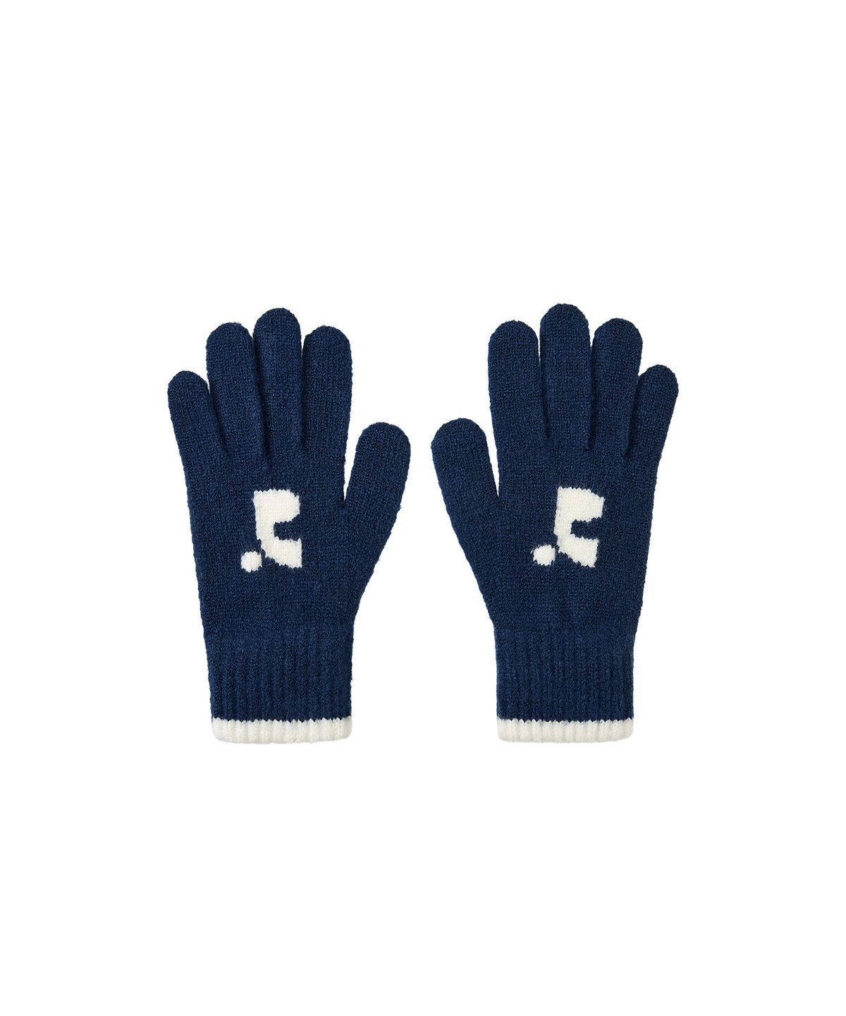 레스트앤레크레이션(REST&RECREATION) LOGO KNIT GLOVE - NAVY