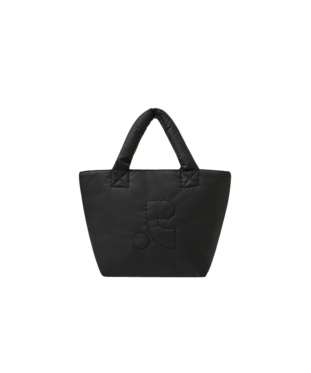 레스트앤레크레이션(REST&RECREATION) PUFFER MINI TOTE BAG - BLACK