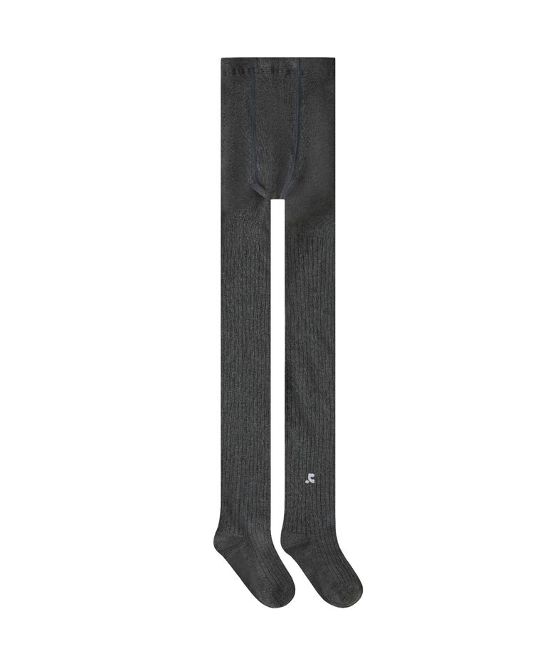 LOGO SOFT COTTON TIGHTS - GREY