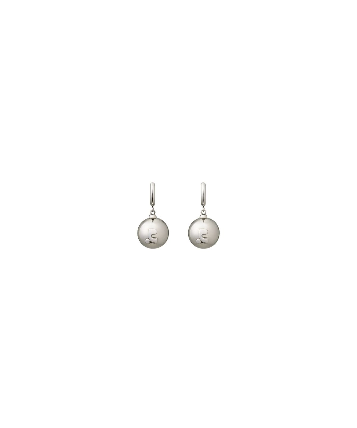 레스트앤레크레이션(REST&RECREATION) LOGO BALL RING EARRING - SILVER