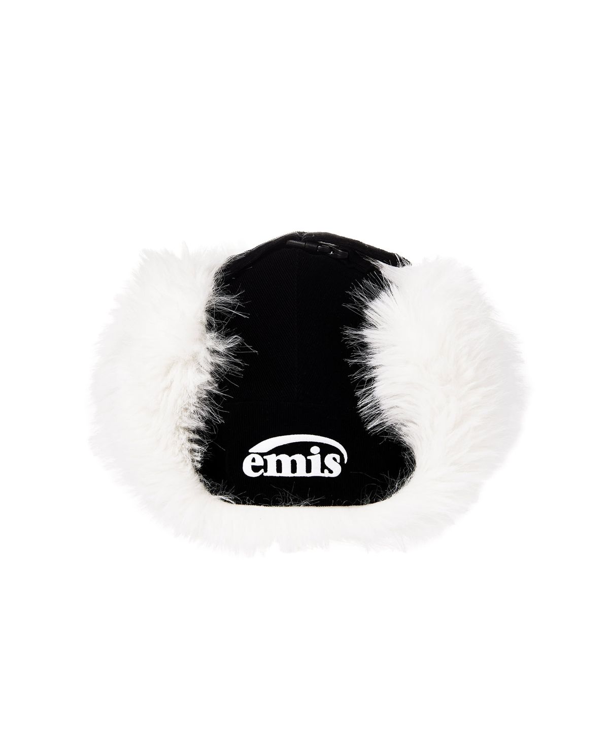 이미스(EMIS) CORDUROY FUR EARFLAP CAP-BLACK