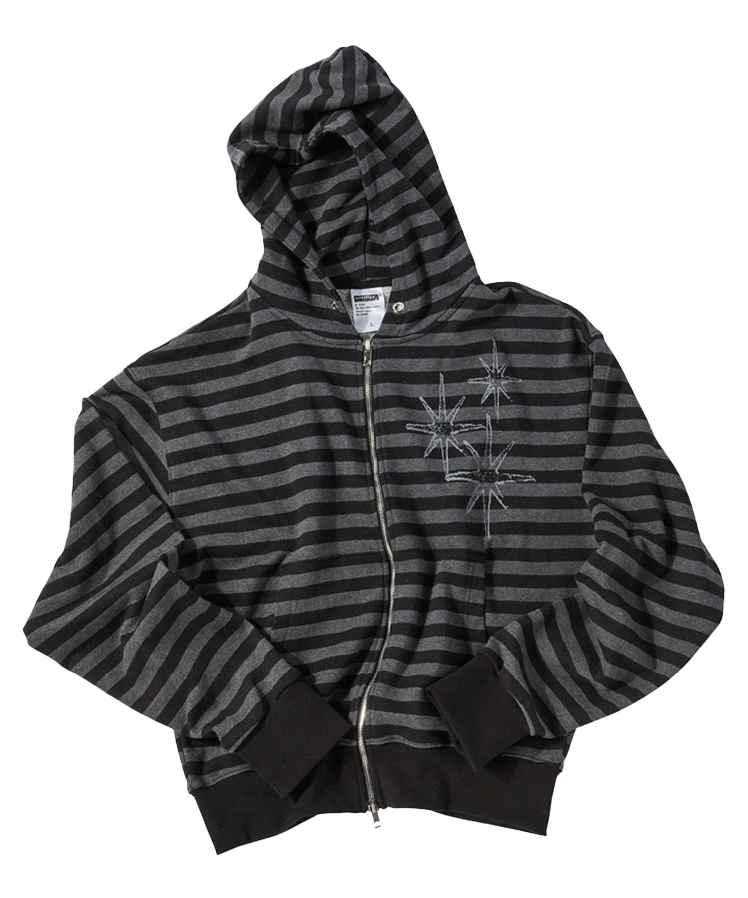 MUSINSA公式 | UNTITLED SEOUL Untitled Sterinaite Stripe Hooded Zip