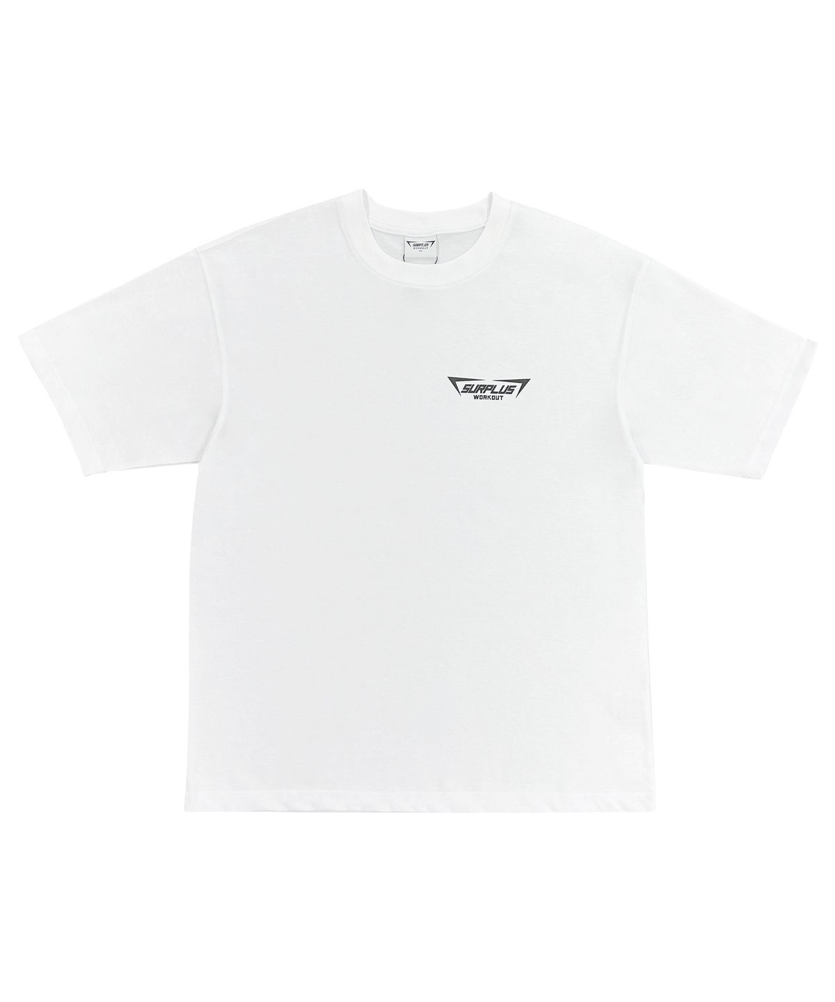 흑웨어(HEUK WEAR) HEUK 시그니처 세미오버핏 반팔(화이트)