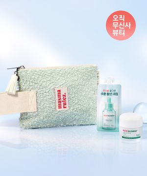 [한정수량]레드 블레미쉬 클리어 수딩크림 50mL+스트랩 파우치&키링 SET(닥터지x마스마룰즈 콜라보)