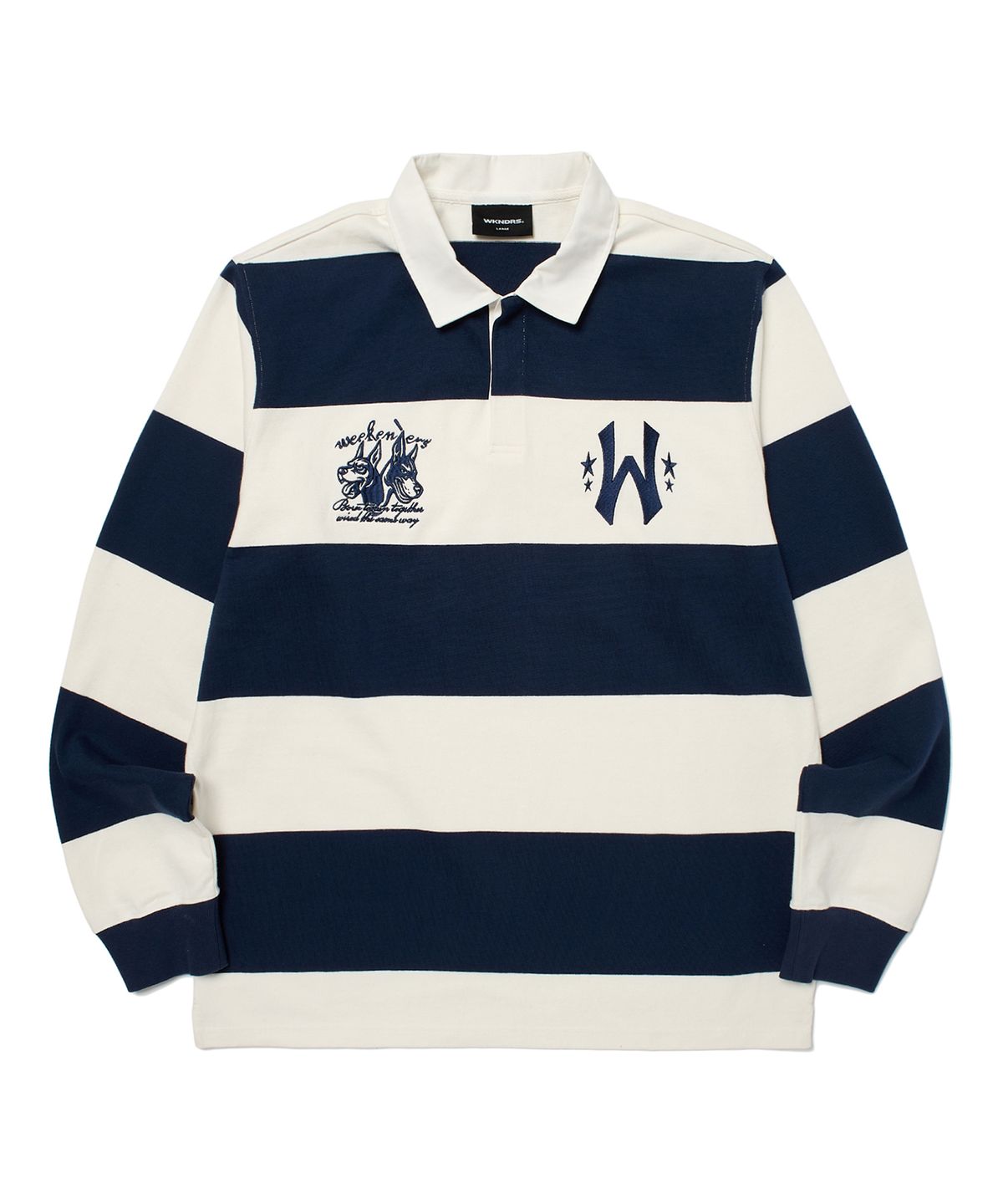 위캔더스(WKNDRS) BOUTIQUE RUGBY PIQUE (NAVY)