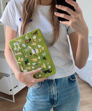 귀염뽀짝 댕댕이 놀이터 아이패드 케이스