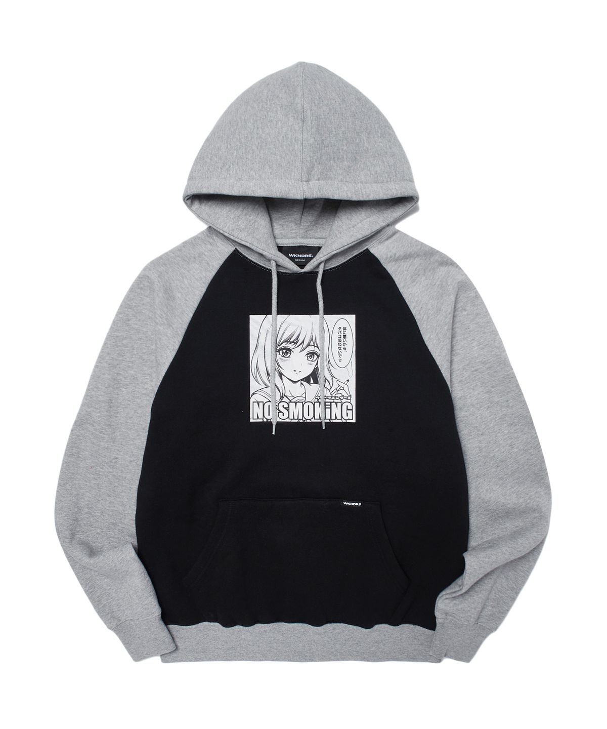 위캔더스(WKNDRS) NO SMOKING HOODIE (BLACK)