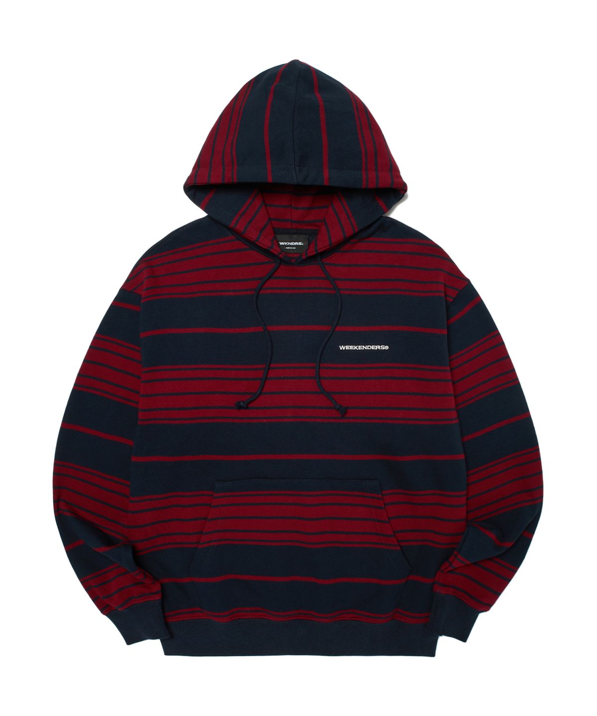 위캔더스(WKNDRS) STRIPED HOODIE (NAVY)
