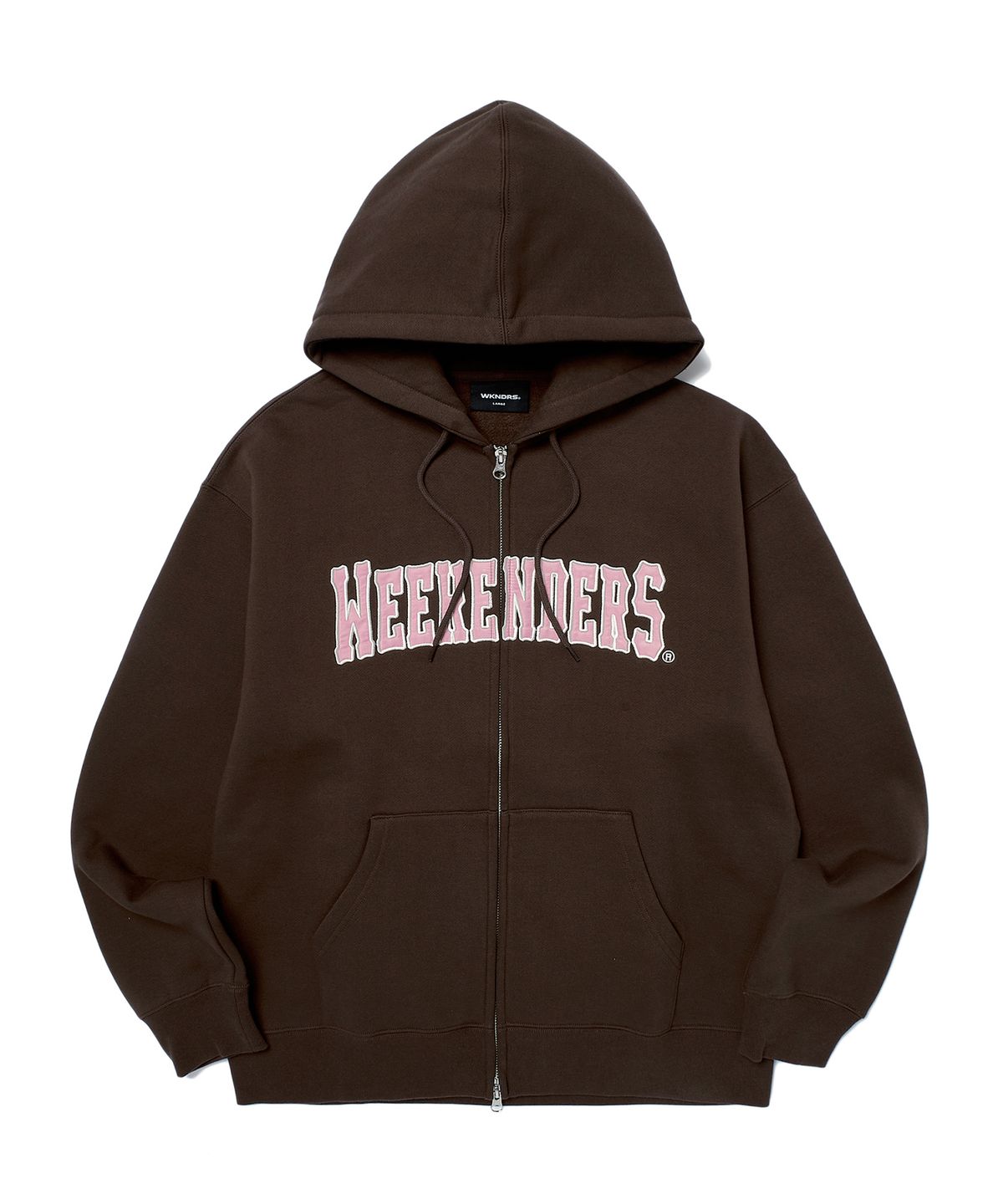 위캔더스(WKNDRS) COWBOYS ZIPUP HOODIE (BROWN)