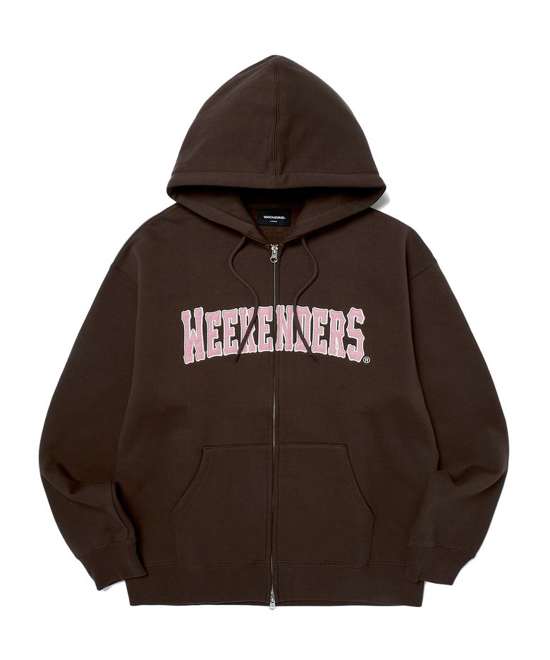 COWBOYS ZIPUP HOODIE (BROWN)