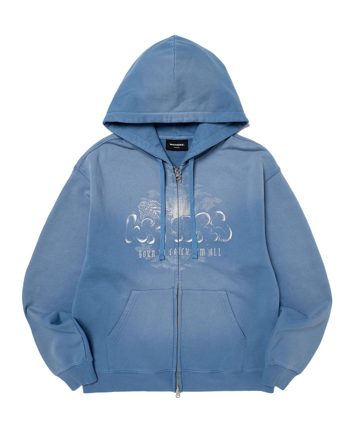 위캔더스(WKNDRS) ANGEL ZIPUP HOODIE (BLUE)
