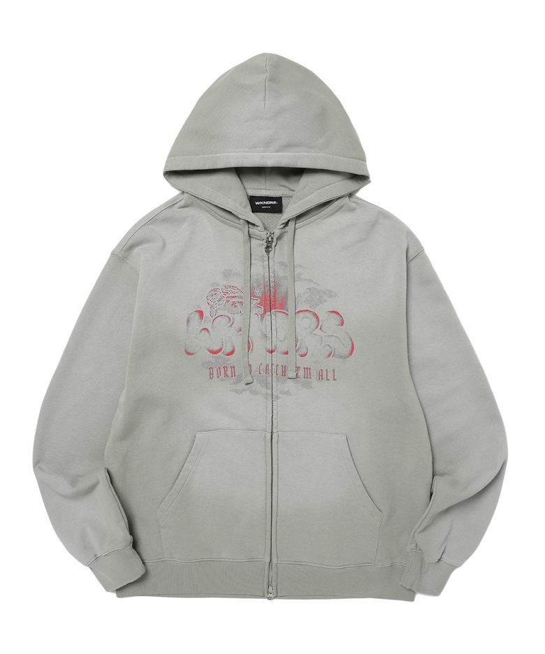 ANGEL ZIPUP HOODIE (GREY)