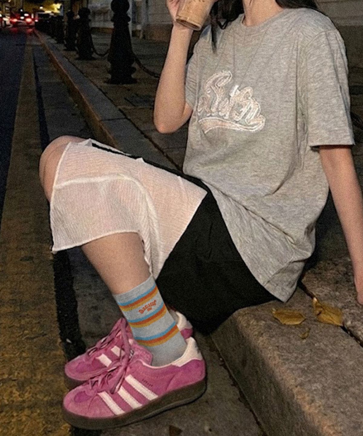 스튜디오 싹스탑(STUDIO SOCKSTOP) 1989 레트로 스트라이프 삭스