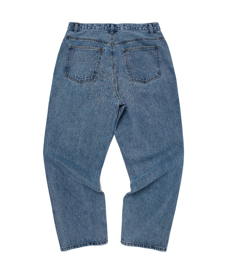 COBWEB DENIM PANTS (DENIM)