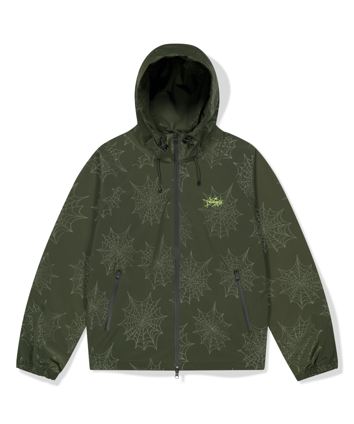 위캔더스(WKNDRS) COBWEB WINDBREAKER (KHAKI)