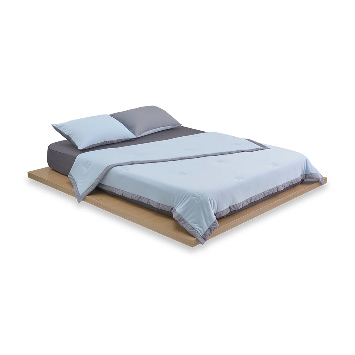 고유(KOYU) 스노라 쿨링 베딩 세트 스카이블루
